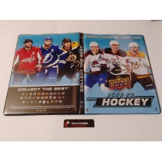 BINDER ONLY! 2022-23 Upper Deck Series 1 One Binder 14x 9page sheets inside